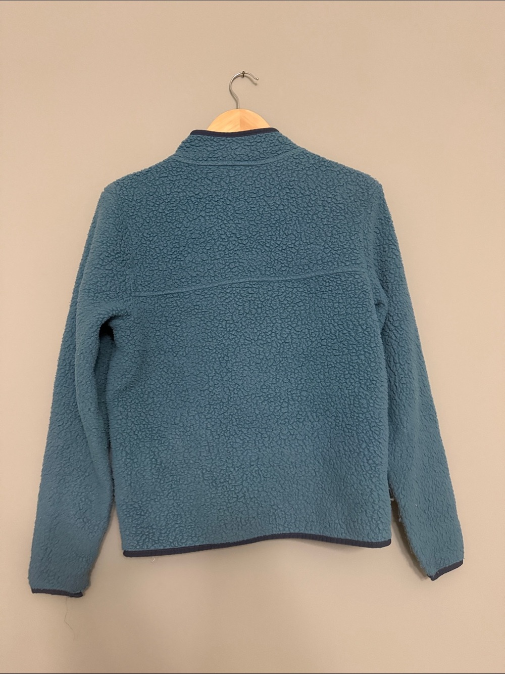Patagonia Kids Teal Sherpa Fleece Jacket - Full Zip - Picture 2 of 5